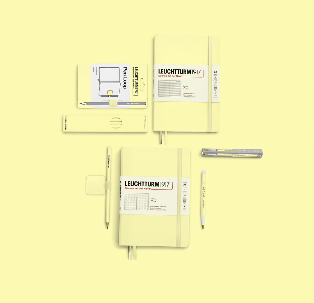 Leuchtturm1917 Drehgriffel Ballpoint Pen Vanilla, Leuchtturm1917, Ballpoint Pen, leuchtturm1917-drehgriffel-ballpoint-pen-vanilla, can be engraved, Drehgriffel pen, Smooth Colours, Yellow, Cityluxe