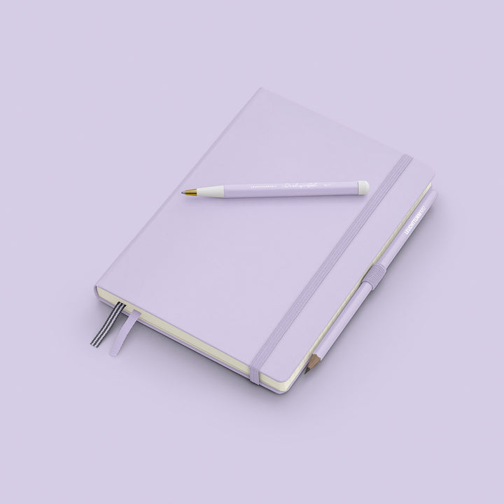 Leuchtturm1917 A5 Medium Hardcover Notebook - Dotted / Lilac — back cover