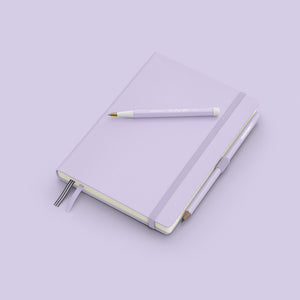 Leuchtturm1917 Hardcover A5 Medium Notebook Lilac - Dotted, Leuchtturm1917, Notebook, leuchtturm1917-hardcover-a5-medium-notebook-lilac-dotted, Dotted, Purple, Smooth Colours, Cityluxe