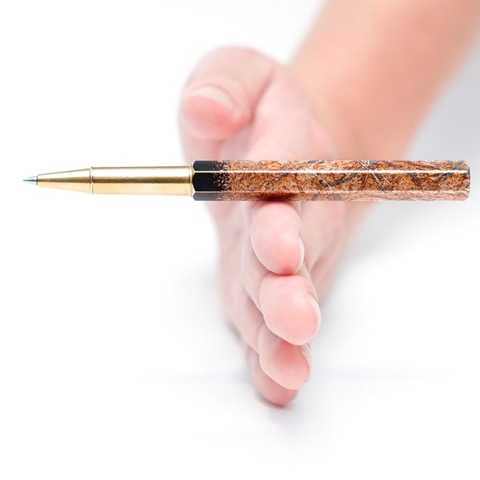 Pre-order Ystudio YAKIHAKU Rollerball Pen (Limited Edition Crafts), Ystudio, Rollerball Pen, ystudio-yakihaku-rollerball-pen-limited-crafts-edition, Gold, Cityluxe
