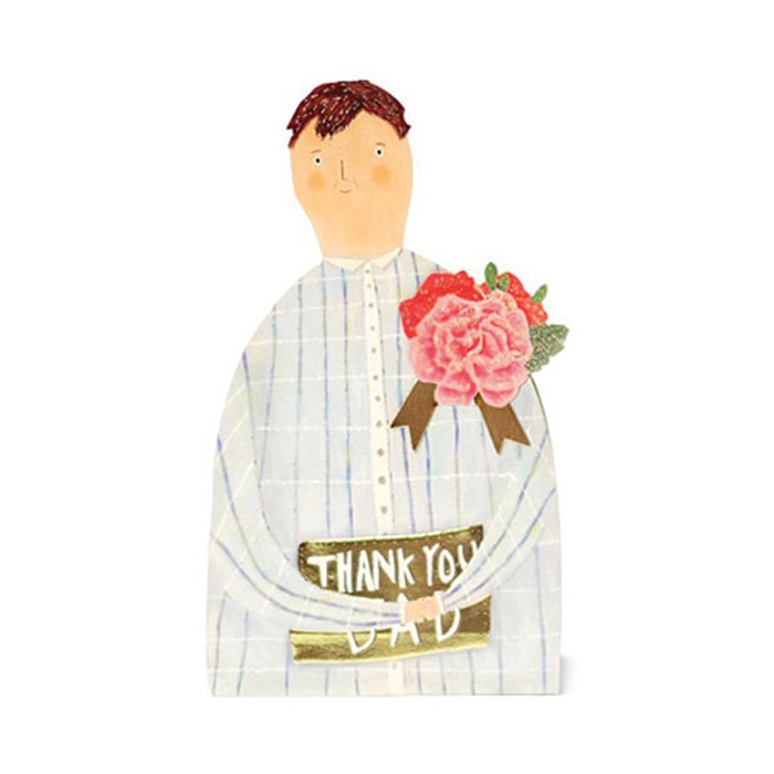 D'Won Card Thank You Dad, D'Won, Greeting Cards, dwon-3d-card-thank-you-dad, , Cityluxe