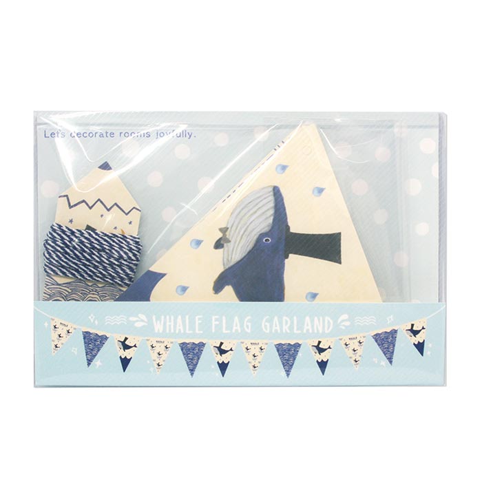 D'Won Bunting Whale Flag, D'Won, Bunting, dwon-3d-card-bunting-whale-flag, , Cityluxe