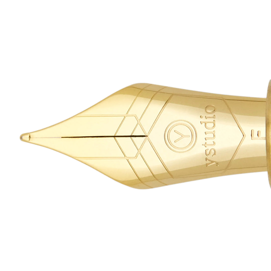 Ystudio Classic Revolve Fountain Pen Green, Ystudio, Fountain Pen, ystudio-classic-revolve-fountain-pen-green, can be engraved, Green, Cityluxe