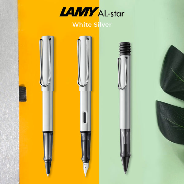 Load image into Gallery viewer, Lamy AL-Star Fountain Pen White Silver (Special Edition 2022), Lamy, Fountain Pen, lamy-al-star-fountain-pen-white-silver-special-edition-2022, can be engraved, Cityluxe
