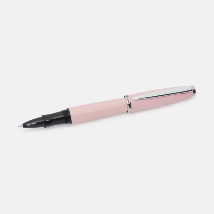 Monteverde Aldo Domani Rollerball Pink — writing at an angle