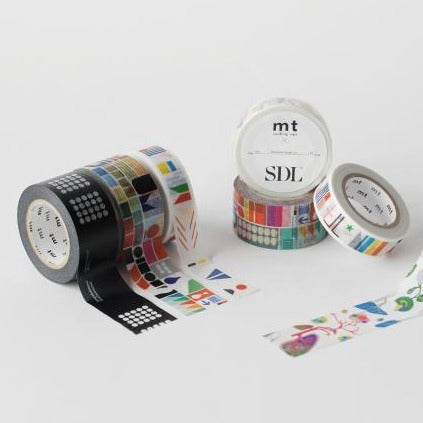 Load image into Gallery viewer, MT x SDL Washi Tape Human Being, MT Tape, Washi Tape, mt-x-sdl-human-being, dc, For Crafters, MTEX, Qty, washi tape, Cityluxe
