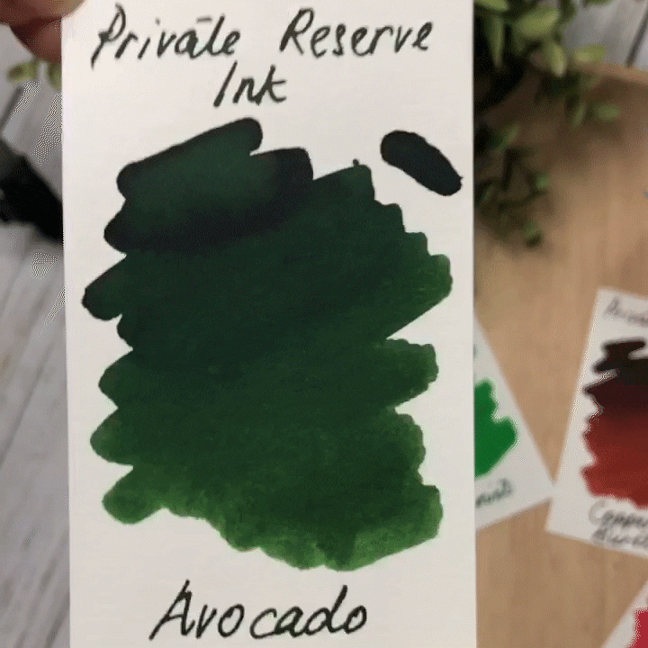 Private Reserve 60ml Ink Bottle Avocado — cap detail