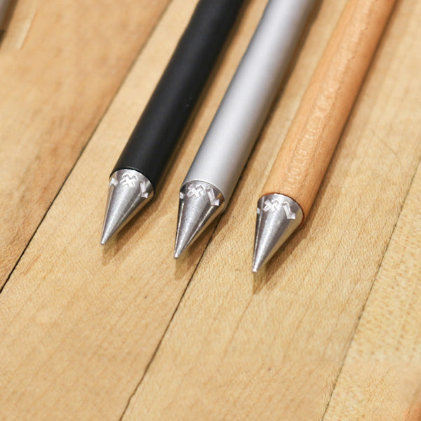 (DC) Axel Weinbrecht Metal Inkless Pen Aluminium Black — size reference