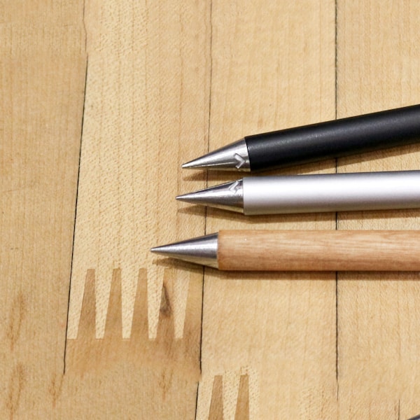 (DC) Axel Weinbrecht Metal Inkless Pen Aluminium Black — with pen
