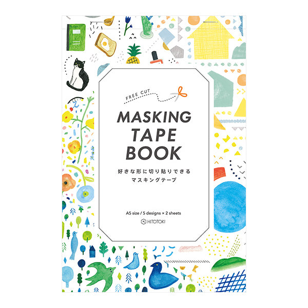 Hitotoki Masking Tape Book A5 Variety — roll front