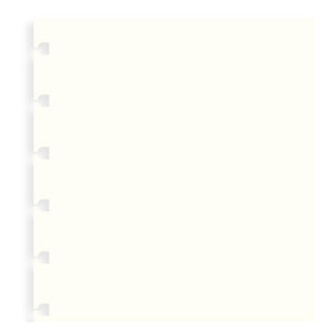 Filofax A5 Paper Refill White Plain, FILOFAX, Notebook Refill, filofax-a5-paper-refill-white-plain, Blank, White, Cityluxe