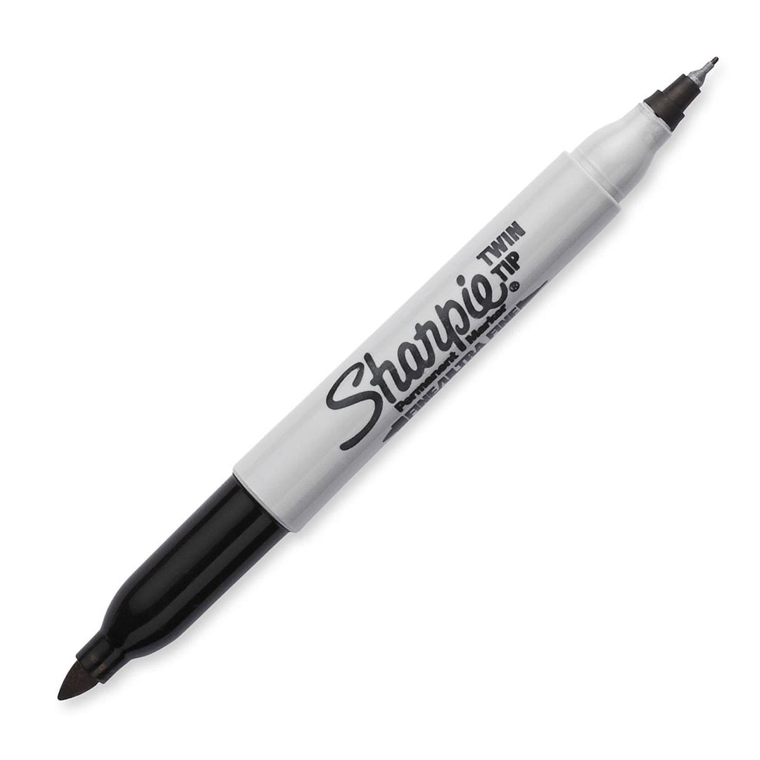 Sharpie Twin Tip Permanent Markers Assorted Set of 4 — in use