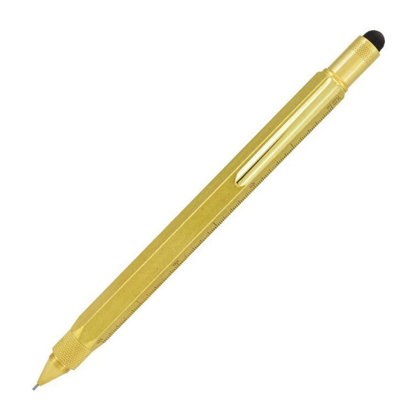 将图片加载到图库查看器，Monteverde Tool 0.9mm Pencil, Monteverde, Mechanical Pencil, monteverde-tool-0-9mm-pencil-black, Black, Blue, Brown, Gold, Monteverde, multi functions pen, Orange, Pen, Pencil, Red, Silver, Tool Pen, Yellow, Cityluxe
