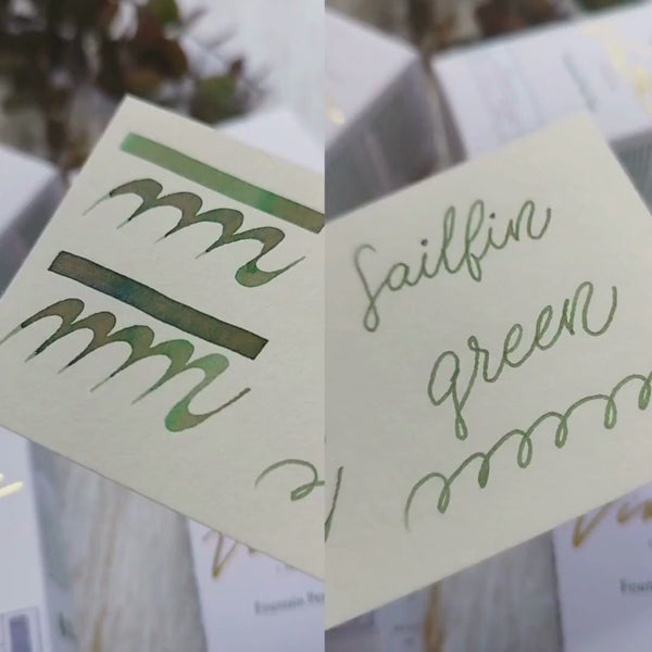 비디오를 갤러리 뷰어 Vinta Inks 30ml 잉크병 - 인식 프로젝트 - Sailfin Green [Ibid 1829] 에 로드 및 재생
