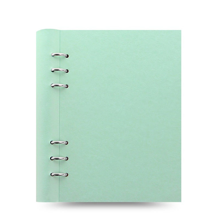 Filofax A5 Clipbook Classic Duck Egg, FILOFAX, Notebook, filofax-a5-clipbook-classic-duck-egg, Green, Ruled, Cityluxe