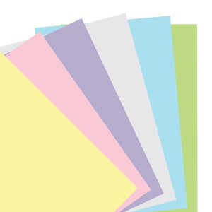 Filofax A5 Paper Refill Pastel Plain, FILOFAX, Notebook Refill, filofax-a5-paper-refill-pastel-plain, Blank, Multicolour, Cityluxe