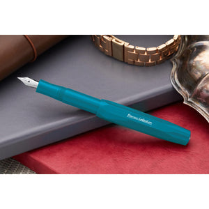 Kaweco Collection Fountain Pen Cyan, Kaweco, Fountain Pen, kaweco-collection-fountain-pen-cyan, can be engraved, kaweco collection 2021, Cityluxe