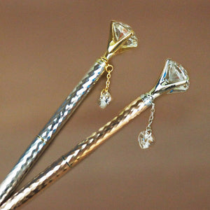 Helen Kelly Diamond Charm Pen Silver, Helen Kelly, Ballpoint Pen, helen-kelly-diamond-charm-pen, For Students, pen under $30, Silver, Cityluxe