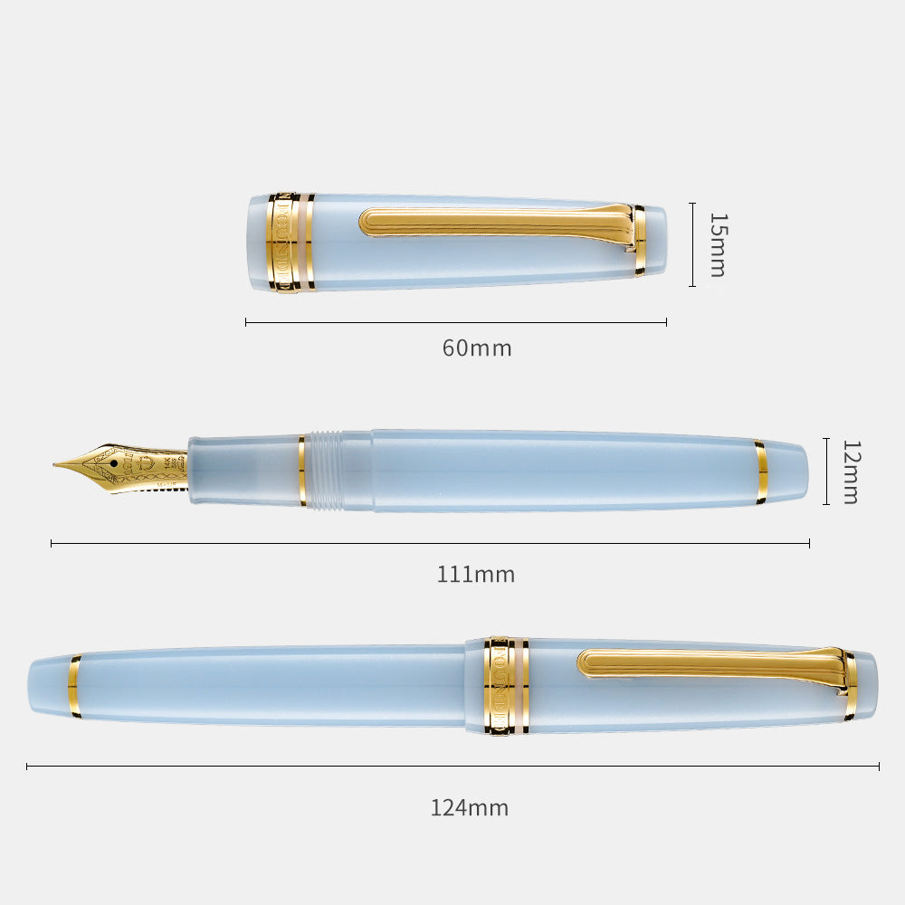 Sailor Professional Gear Slim Shikiori Fairy Tale Series Fountain Pen — flat lay