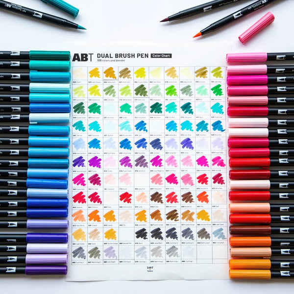 Tombow Dual Brush Pen ABT — front view