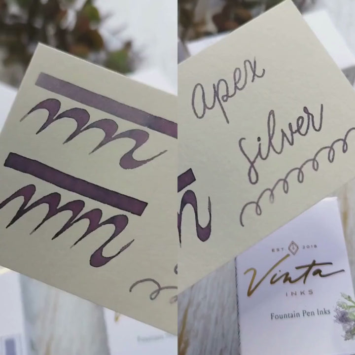 Vinta Inks 30ml Ink Bottle - The Awareness Project - Apex Silver [Haribon 1994]