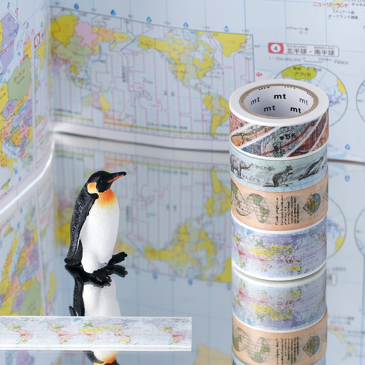 MT EX Washi Tape Map Projection, MT Tape, Washi Tape, mt-ex-washi-tape-map-projection, mt2021aw, Cityluxe