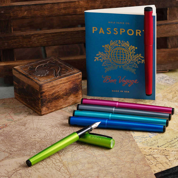 이미지를 갤러리 뷰어에 로드 , Pilot Explorer Fountain Pen, PILOT, Fountain Pen, pilot-explorer-fountain-pen, Blue, can be engraved, Green, Grey, Pink, Red, Cityluxe
