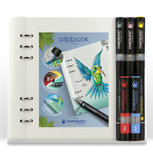 Filofax Filofax A5 Classic Monochrome White With Chameleon Pens Set, FILOFAX, Notebook, filofax-filofax-a5-classic-monochrome-white-with-chameleon-pens-set, Notebook, Ruled, White, Cityluxe