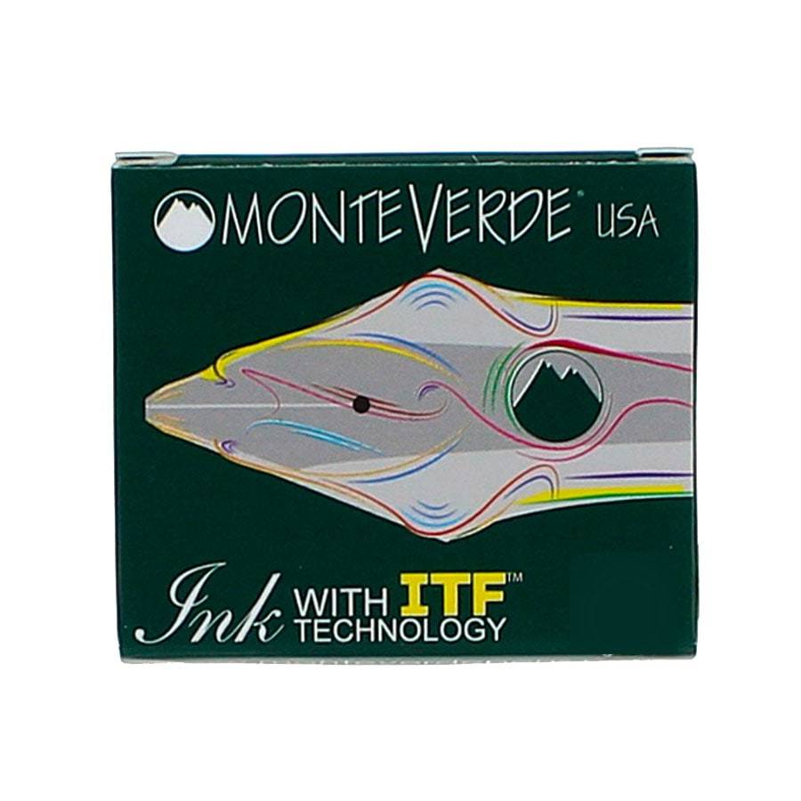 Monteverde Ink Cartridges Pack of 6, Monteverde, Ink Cartridge, monteverde-ink-cartridges-pack-of-6, Black, Blue, Brown, Green, Multicolour, Orange, Pink, Purple, Red, Yellow, Cityluxe