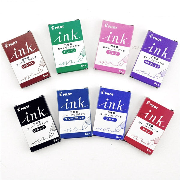 Load image into Gallery viewer, Pilot Ink Cartridge, PILOT, Ink Cartridge, pilot-ink-cartridge, Black, Blue, Brown, Green, Orange, Pink, Purple, Red, Cityluxe
