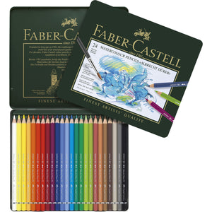 Faber-Castell Polychromos Artist Watercolour Pencil Set of 24, Faber-Castell, Watercolour, faber-castell-polychromos-artist-watercolour-pencil-set-of-24, , Cityluxe