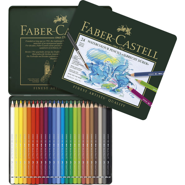 Load image into Gallery viewer, Faber-Castell Polychromos Artist Watercolour Pencil Set of 24, Faber-Castell, Watercolour, faber-castell-polychromos-artist-watercolour-pencil-set-of-24, , Cityluxe
