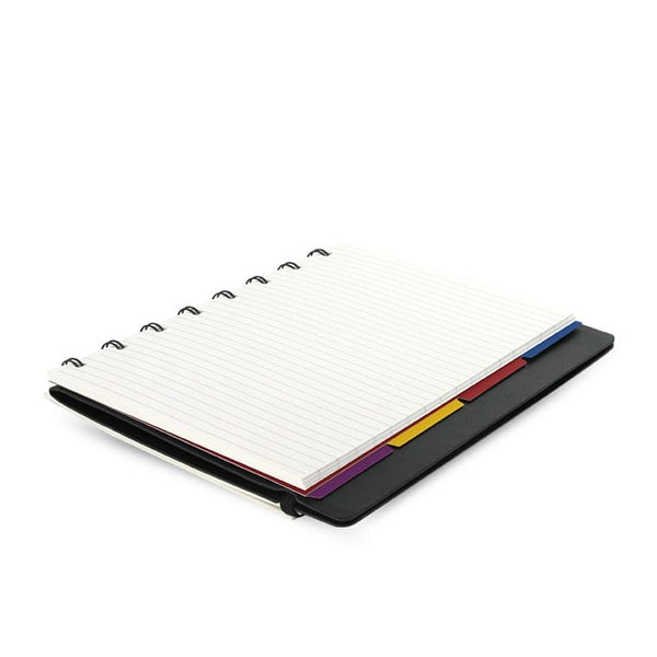 将图片加载到图库查看器，Filofax A5 Notebook Classic Black, FILOFAX, Notebook, filofax-a5-notebook-classic-black, Black, Ruled, Cityluxe
