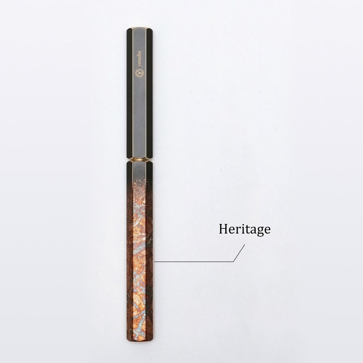 Pre-order Ystudio YAKIHAKU Rollerball Pen (Limited Edition Crafts), Ystudio, Rollerball Pen, ystudio-yakihaku-rollerball-pen-limited-crafts-edition, Gold, Cityluxe
