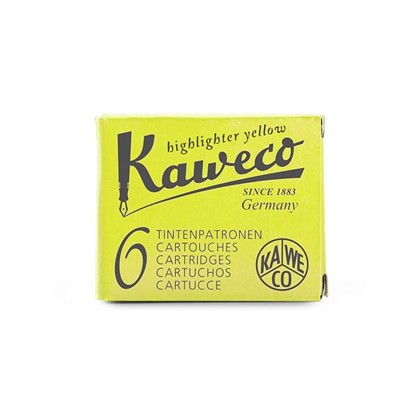Kaweco Ink Cartridge, Kaweco, Ink Cartridge, kaweco-ink-cartridge-pearl-black, Black, Blue, Brown, Green, Ink &amp; Refill, Orange, Red, standard international short ink cartridges, Cityluxe