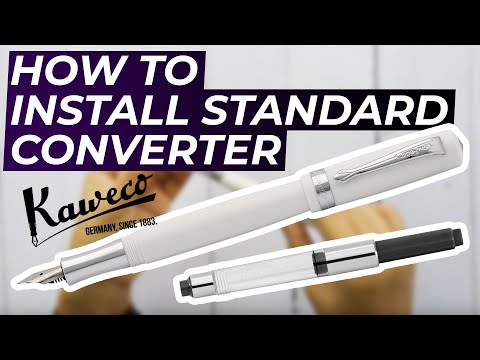 Kaweco Standard Converter Pearl Black Gold
