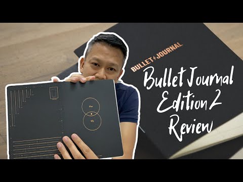 Leuchtturm1917 Bullet Journal Edition 2 A5 Medium Hardcover Notebook - Dotted / Black