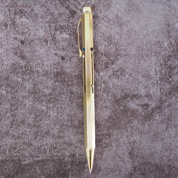 이미지를 갤러리 뷰어에 로드 , Luxo Metallico Multicolour Pen Shiny Gold, Luxo, Ballpoint Pen, luxo-metallico-multicolour-pen-shiny-gold, can be engraved, Gold, Cityluxe
