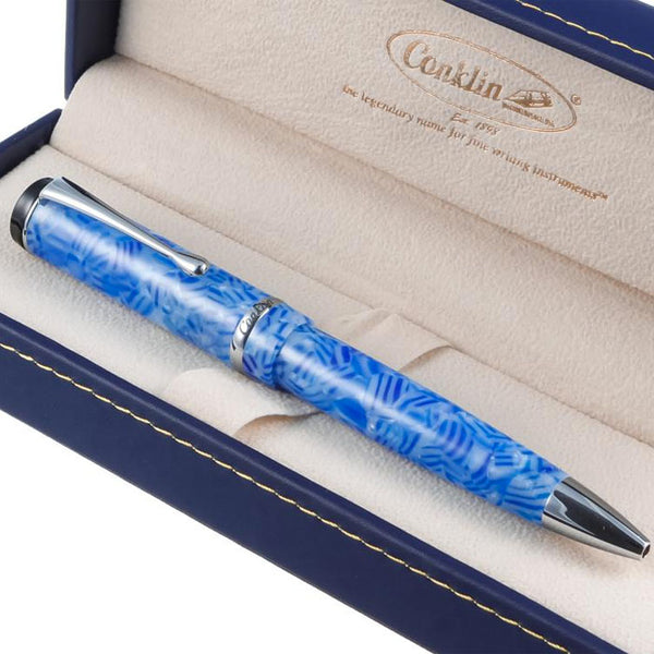 이미지를 갤러리 뷰어에 로드 , Conklin Duragraph Ballpoint Pen Ice Blue, Conklin, Ballpoint Pen, conklin-duragraph-ballpoint-pen-ice-blue, Blue, can be engraved, Cityluxe
