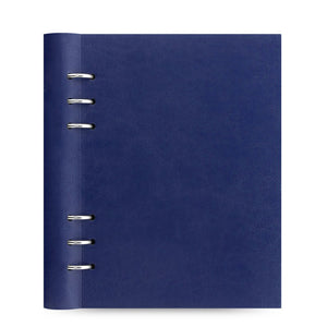 Filofax A5 Clipbook Classic Navy, FILOFAX, Notebook, filofax-a5-clipbook-classic-navy, Blue, Ruled, Cityluxe