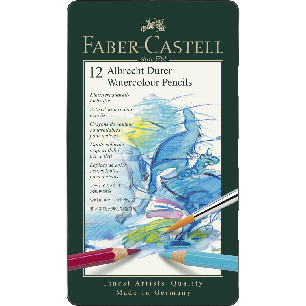 Faber-Castell Polychromos Artist Watercolour Pencil Set of 12, Faber-Castell, Watercolour, faber-castell-polychromos-artist-watercolour-pencil-set-of-12, , Cityluxe