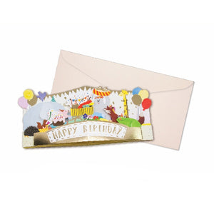 D'Won 3D Pop Up Card Happy Birthday Animal Parade, D'Won, Greeting Cards, dwon-3d-pop-up-card-happy-birthday-animal-parade, , Cityluxe