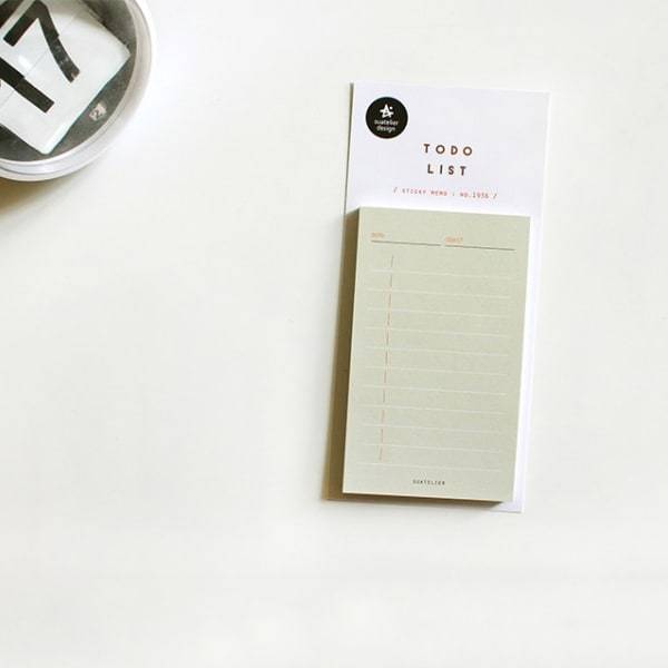 Suatelier Sticky Memo - To Do List — front view