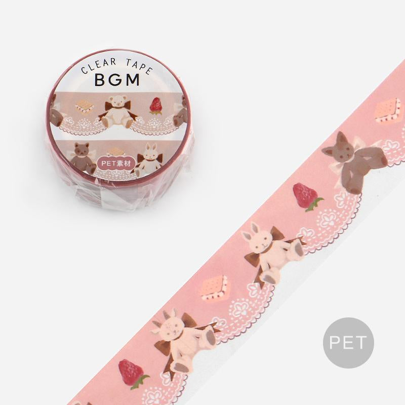 BGM Plush Doll Clear Tape, BGM, Clear Tape, bgm-plush-doll-clear-tape, BGM, Clear Tapes, dolls, New 2023, New January, Washi Tapes, Cityluxe