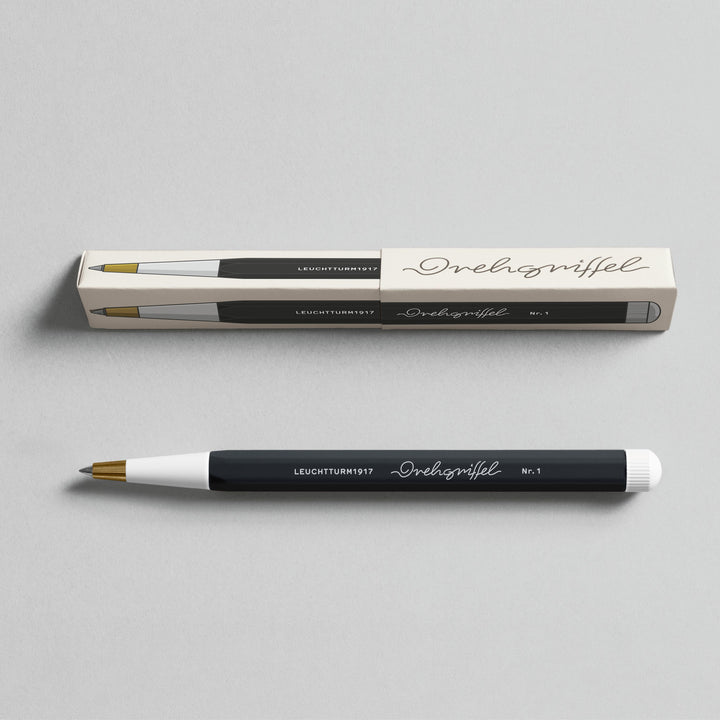 Leuchtturm1917 Drehgriffel Nr. 1 Gel Pen in Black — Leuchtturm1917 gel pen — premium stationery and lifestyle, at Cityluxe Singapore
