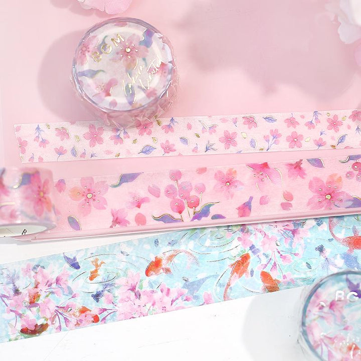 BGM Sakura Goldfish Masking Tape, BGM, Masking Tape, bgm-sakura-goldfish-masking-tape, BGM, Masking Tape, New January, Sakura, Spring, Cityluxe