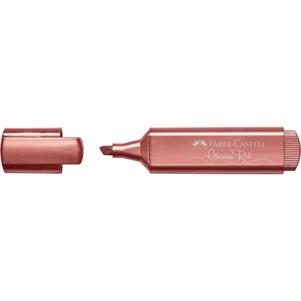 Load image into Gallery viewer, Faber-Castell Highlighter TL 46 Metallic Glorious Red
