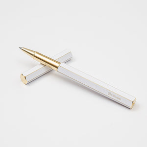 Ystudio Classic Revolve Rollerball Pen - White