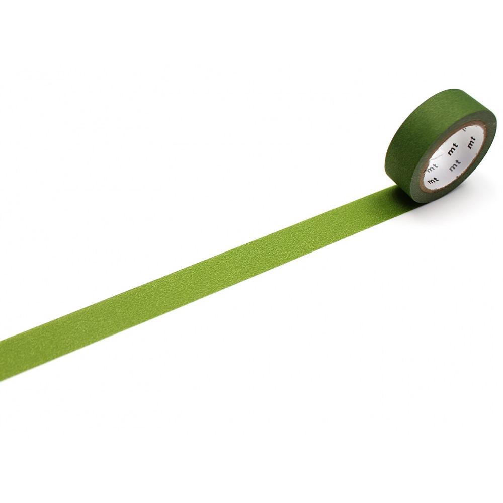MT Basic Washi Tape Matte Olive Green 7m, MT Tape, Washi Tape, mt-basic-washi-tape-matte-olive-green-7m, 7m, MT 2022 Summer, New September, Olive Green, Cityluxe