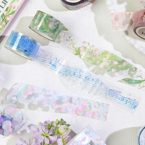 BGM Colorful Soap Bubbles Clear Tape, BGM, Clear Tape, bgm-colorful-soap-bubbles-clear-tape, BGM, blue, bubbles, Clear Tapes, New 2023, New January, pink, Washi Tapes, Cityluxe